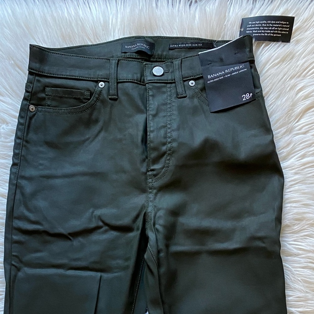 Banana Republic ultra high rise coated slim jeans - Picture 5 of 9